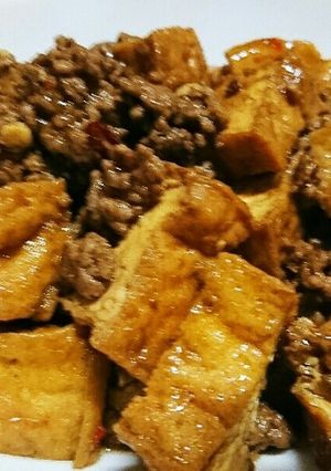 御飯がすすむ厚揚げとひき肉のピリ辛煮♪-レシピのメイン写真