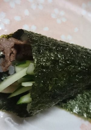 かさまし肉でボリュームアップ寿司-レシピのメイン写真