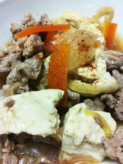 お豆腐ちぎって簡単肉豆腐-レシピのメイン写真