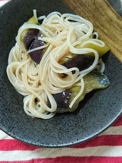 さっと調理!!茄子とそうめん煮-レシピのメイン写真