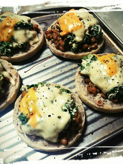 納豆しらすネギのイングリッシュマフィン-レシピのメイン写真