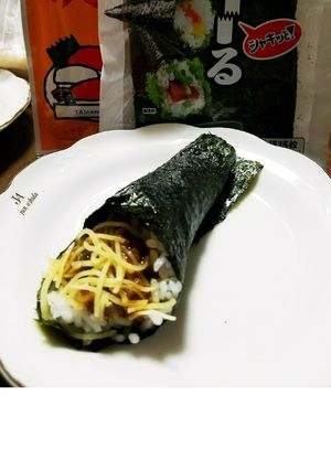 チーズキーマカレー手巻き寿司-レシピのメイン写真