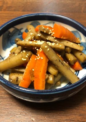 柔らか味しみ☆ぶっといきんぴら-レシピのメイン写真
