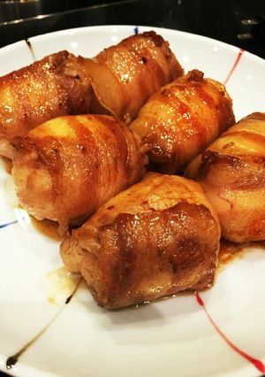 ☆豚バラ肉巻き半熟卵☆-レシピのメイン写真