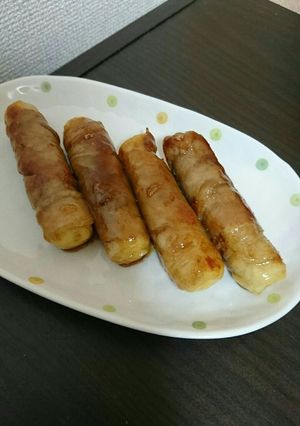 ちくわで節約☆照り焼き肉巻き☆-レシピのメイン写真