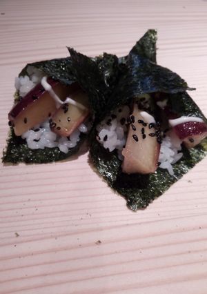大学芋入り!手巻き寿司-レシピのメイン写真