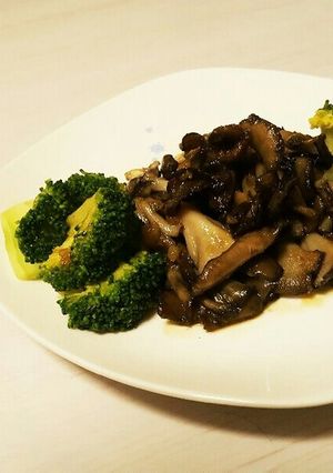 フライド舞茸のガリバタ醤油-レシピのメイン写真