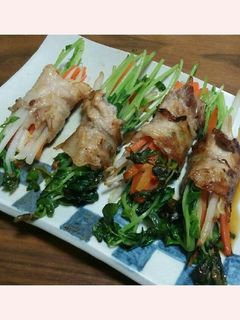 超簡単★野菜の豚肉巻き-レシピのメイン写真
