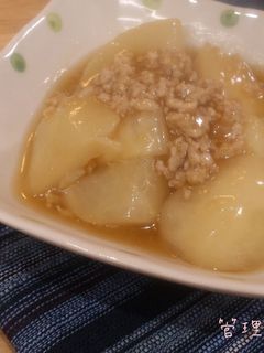 かぶの鶏そぼろあん煮-レシピのメイン写真