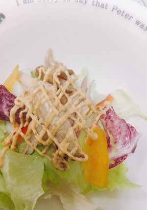 ほろほろ鶏のサラダ〜豆板醤マヨネーズで〜-レシピのメイン写真