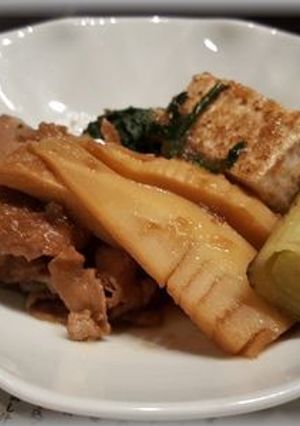 たけのことラム肉のすき焼き煮-レシピのメイン写真