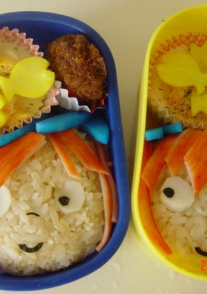 めんどくさがり屋のキャラ弁-レシピのメイン写真