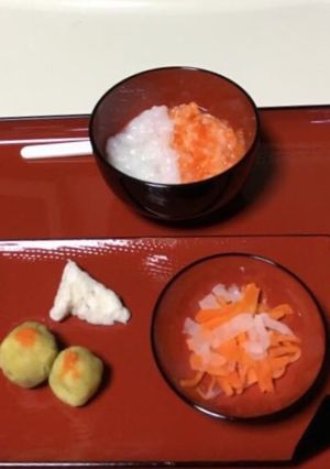 8か月・離乳食のお正月-レシピのメイン写真