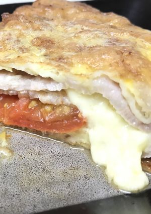 豚肉のトマトチーズミルフィーユピカタ-レシピのメイン写真