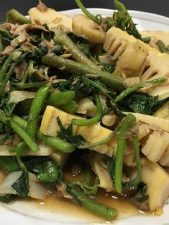 山菜食べよう!タケノコ・ウド-レシピのメイン写真