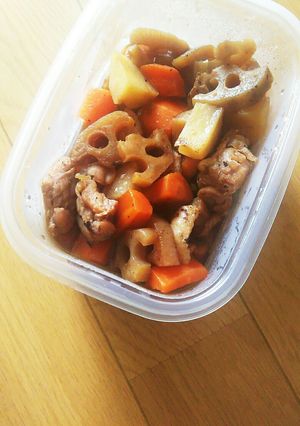 れんこんの煮物❤-レシピのメイン写真