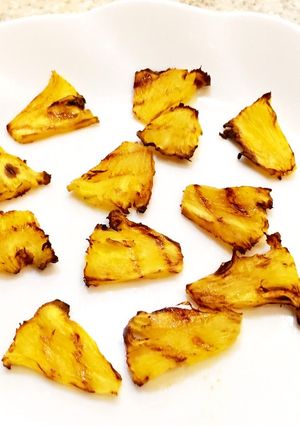 ノンフライヤーで焼きパイナップル-レシピのメイン写真