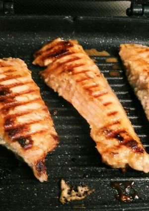 サーモン・スルメイカの粕漬-レシピのメイン写真