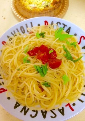 ランチに♥✿粉チーズのオイルパスタ✿-レシピのメイン写真