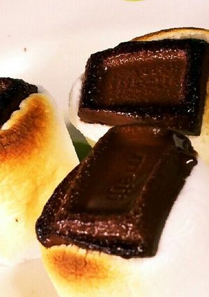 バナナとマシュマロとチョコを焼いたもの!-レシピのメイン写真