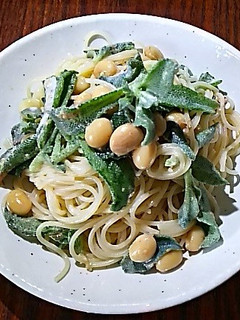 アイスプラントのマヨパスタ-レシピのメイン写真