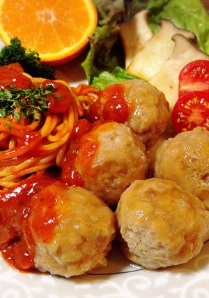 お弁当に簡単*味付き肉団子-レシピのメイン写真