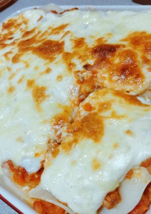 餃子の皮で作るラザニア-レシピのメイン写真