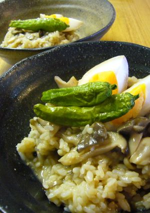 焼きミソ和風リゾット-レシピのメイン写真
