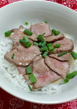 お肉柔らか～和風ローストビーフ丼～-レシピのメイン写真