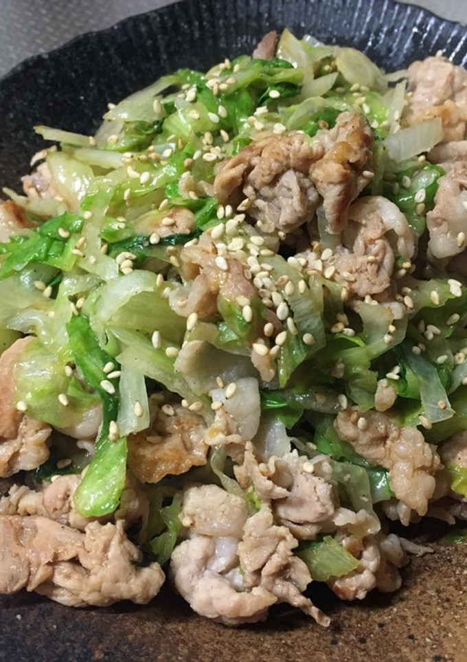 レタスと豚肉の炒めもん-レシピのメイン写真