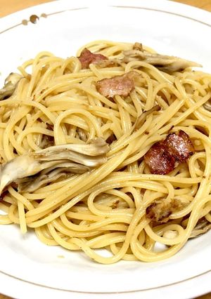 簡単！生姜とにんにくの醤油パスタ-レシピのメイン写真