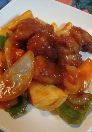 鶏肉でもオッケー☆酢鶏だよ♪-レシピのメイン写真