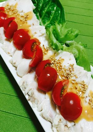 アレンジ無限！超簡単ジューシー鶏ハム！-レシピのメイン写真