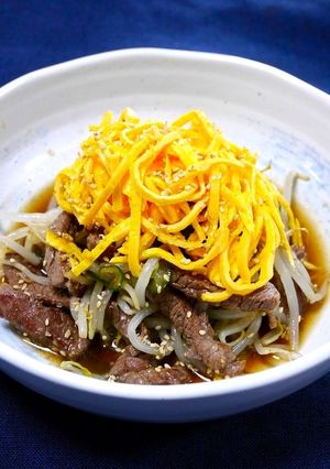 簡単！牛肉ともやしのポン酢和え-レシピのメイン写真