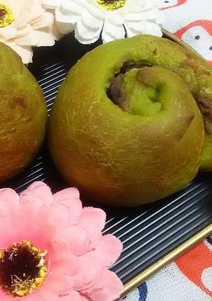 くるくる可愛い☆あんこ渦巻きパン-レシピのメイン写真