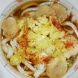 お麩入り♡たぬきうどん