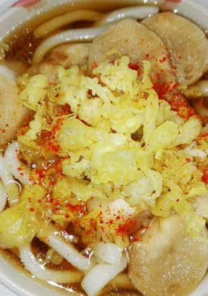 お麩入り♡たぬきうどん-レシピのメイン写真