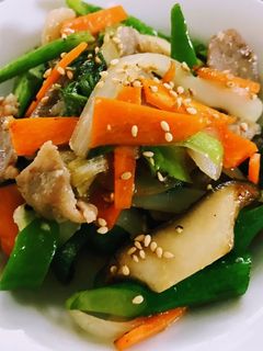 豚肉と野菜の塩麹炒め♪-レシピのメイン写真