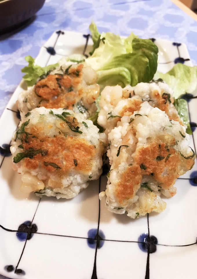 エビとはんぺんのふわふわ焼き-レシピのメイン写真