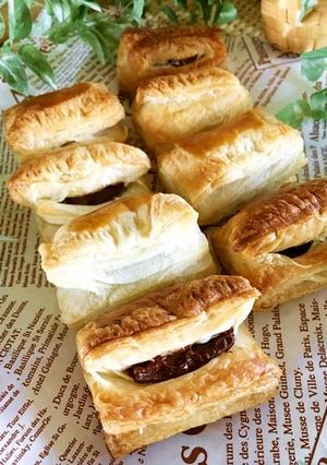 冷凍パイシートでミニ★チョコパイ-レシピのメイン写真