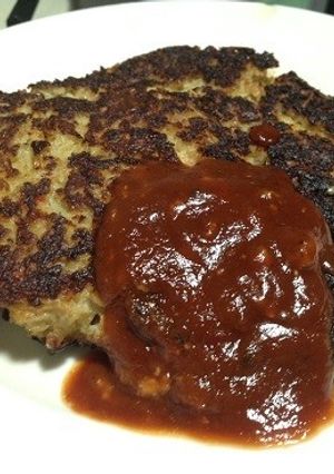 フードプロセッサーで簡単ハンバーグ-レシピのメイン写真