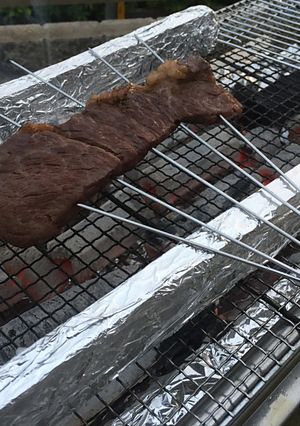 120℃で作るバーベキューステーキ-レシピのメイン写真