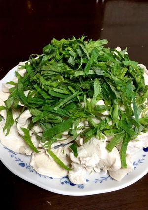 大葉たっぷり！ 鶏胸肉の冷しゃぶ-レシピのメイン写真