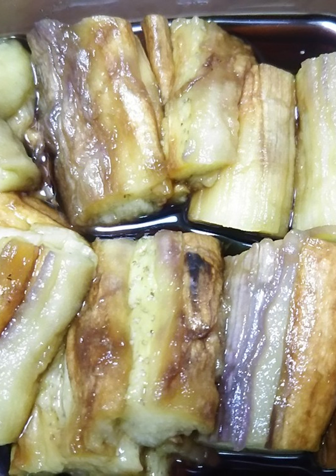 焼きナスのうま味を逃さずに簡単皮剥き-レシピのメイン写真