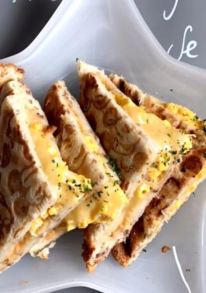 卵チーズホットサンド-レシピのメイン写真