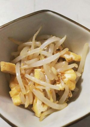 エコ料理☆もやしと油揚げの酢の物-レシピのメイン写真