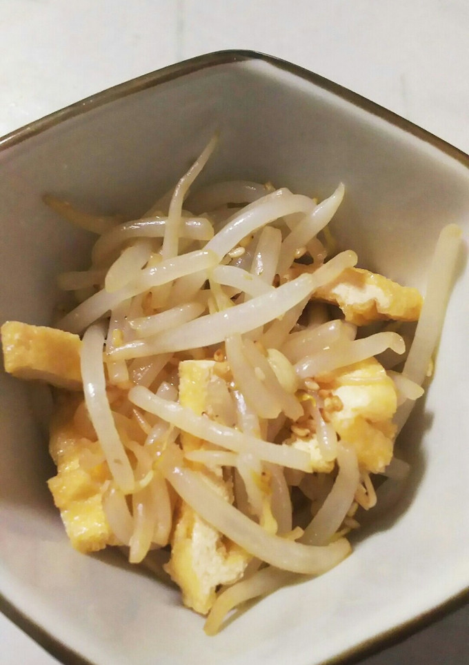 エコ料理☆もやしと油揚げの酢の物-レシピのメイン写真