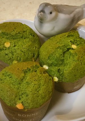 簡単❤️HMで❤️ふんわり抹茶マフィン-レシピのメイン写真