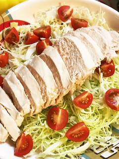 簡単鶏ムネサラダ-レシピのメイン写真