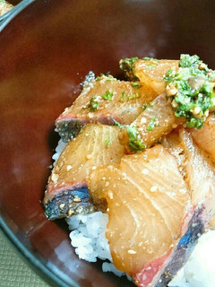 大葉が香る漬け丼♬-レシピのメイン写真